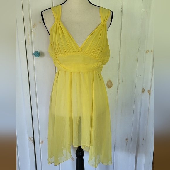 Y2K Victoria Secret Hi Lo Sheer Babydoll Dress Lingerie - Picture 1 of 11